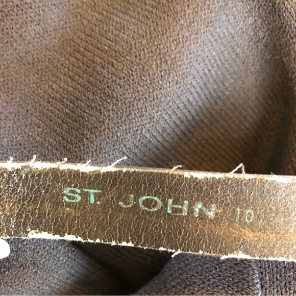 Vintage St. John Dress, Black, Size 10 - Picture 9 of 10